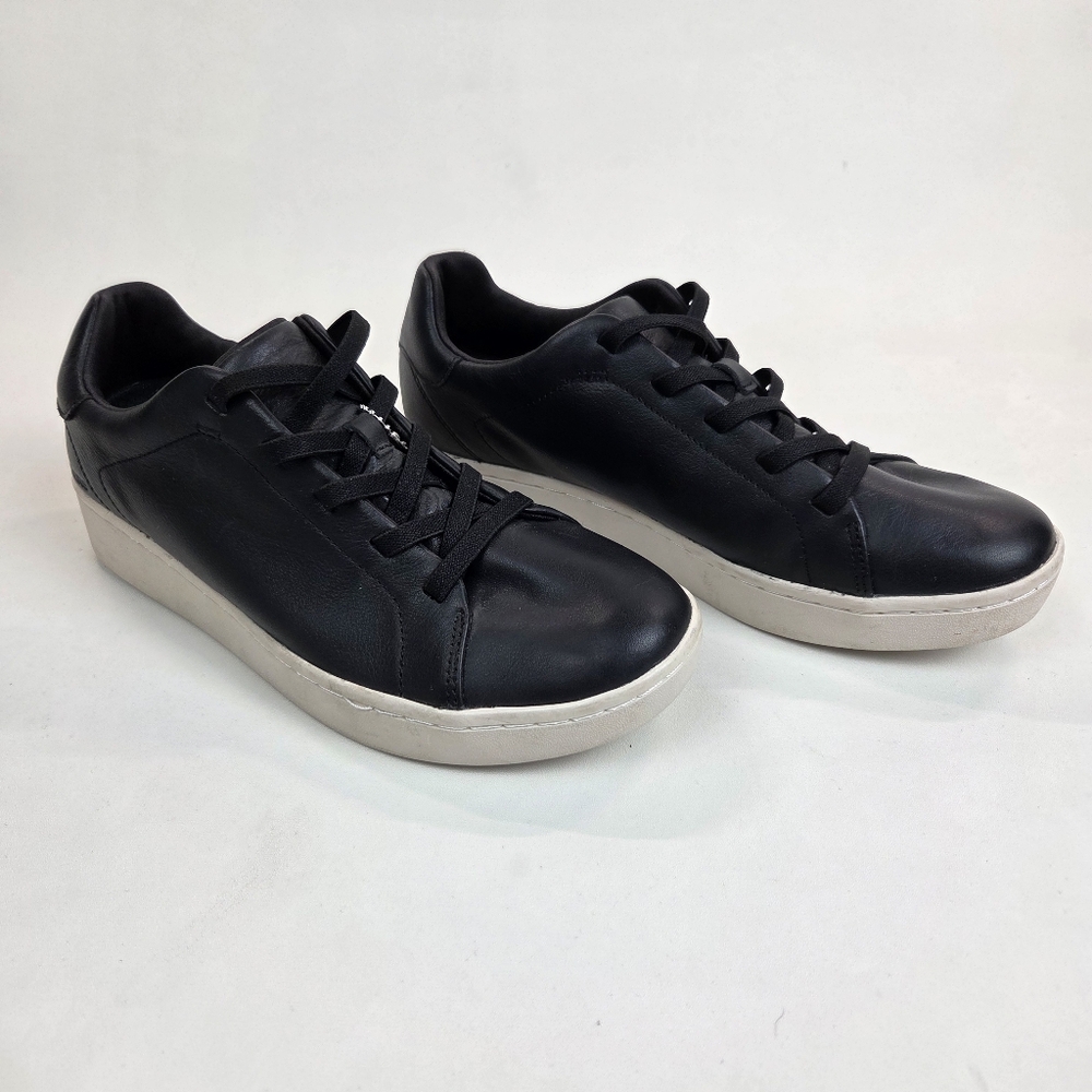 Skechers Arch Fit Cup Womens 9 Sneakers 158402 BLK Black Leather 2021 Air Cooled